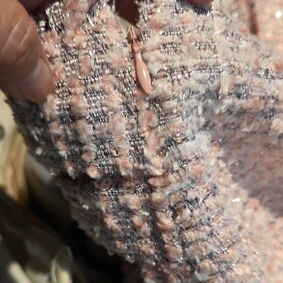 NWT FOR LOVE AND LEMONS STRAWBERRY TWEED SHORTS IN PINK SIZE S - Picture 8 of 9